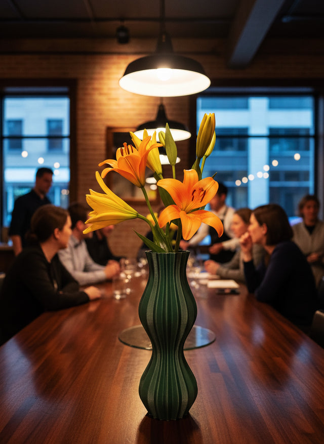 Double Bubble Vase (Recycled Polypropylene Fishing Nets)