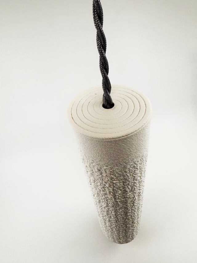 The Glitch | 3D Printed Bouclé Texture Pendant