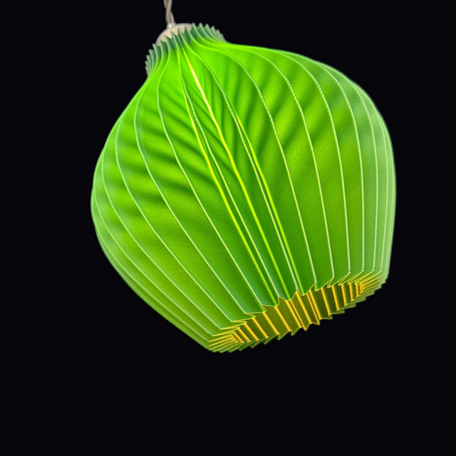 Pleat Pendant Lamp (Recycled Polypropylene Fishing Nets)