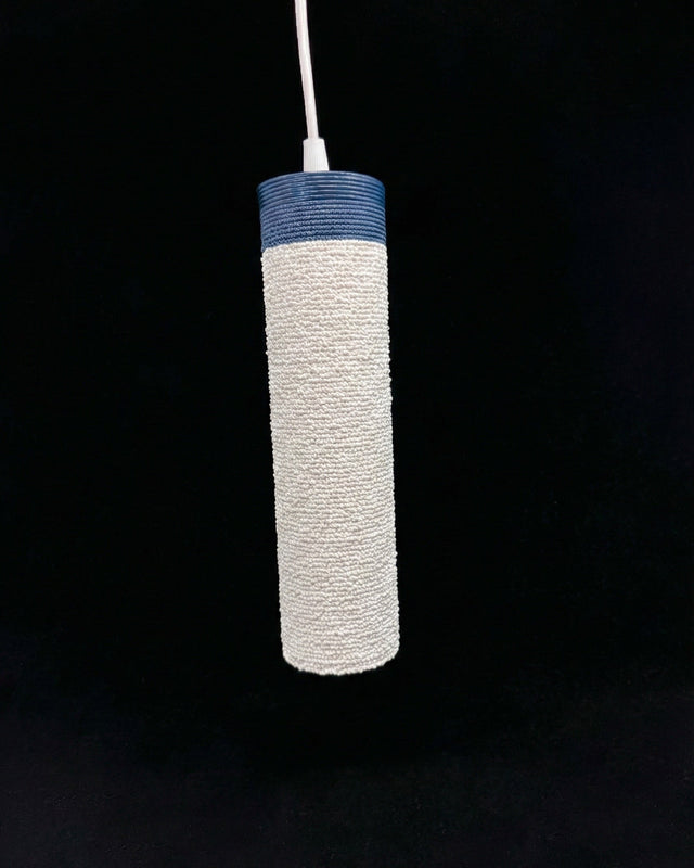 The Glitch | 3D Printed Bouclé Texture Pendant