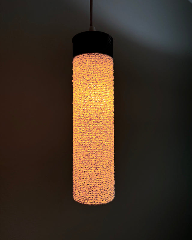 The Glitch | 3D Printed Bouclé Texture Pendant