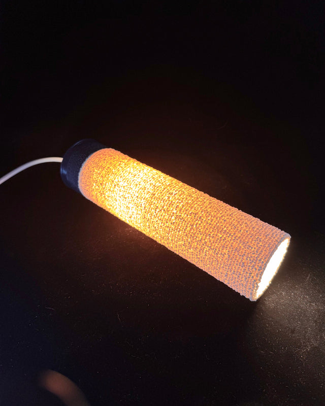 The Glitch | 3D Printed Bouclé Texture Pendant