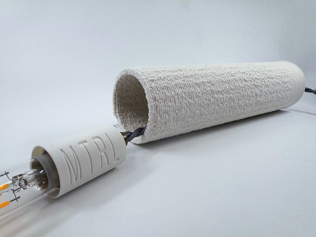 The Glitch | 3D Printed Bouclé Texture Pendant
