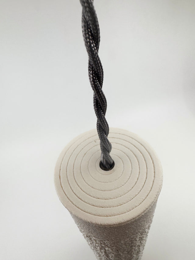 The Glitch | 3D Printed Bouclé Texture Pendant