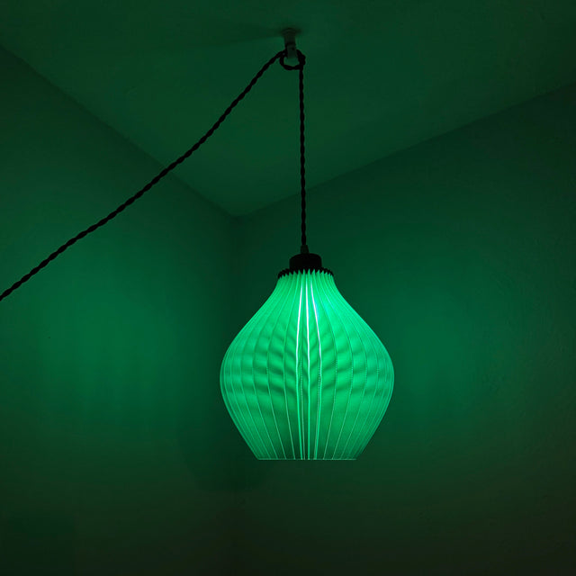 Pleat Pendant Lamp (Recycled Polypropylene Fishing Nets)