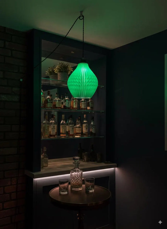 Pleat Pendant Lamp (Recycled Polypropylene Fishing Nets)